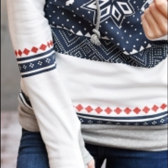 Azbro L Hoodie Pullover Sweatshirt Sweater NWT - Picture 4 of 8